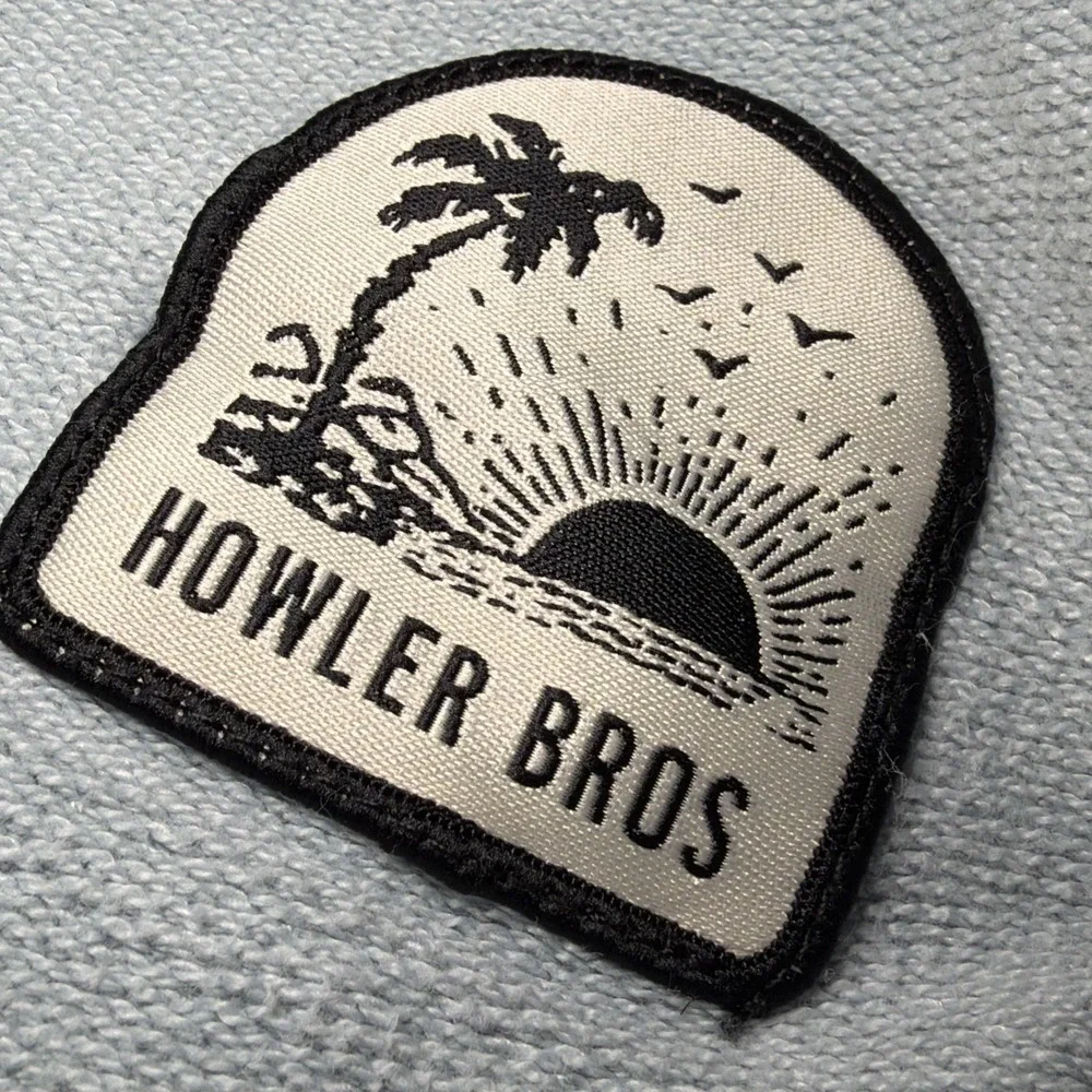 Howler Brothers Bros Men's Cotton Blend 38x8 Blue‎ Shorts Drawstring Pockets